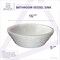 Anzzi Nora Natural Stone Vessel Sink in White Marble LS-AZ8232 - alternate 6